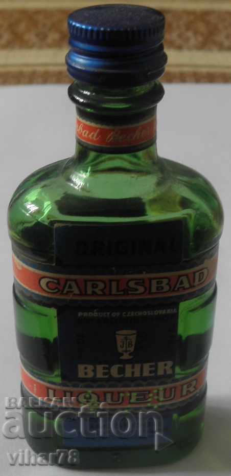 παλιό μικρό μπουκάλι φιάλες αλκοόλ καραμέλα-κασέτα φυσίγγιο