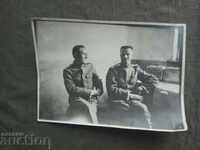 Me and my friend Iv. Lazarov in the dressing Tsaribrod 1917