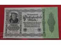 Banknote 50,000 marks 1922 Germany UNC - COMPARE AND VALUE