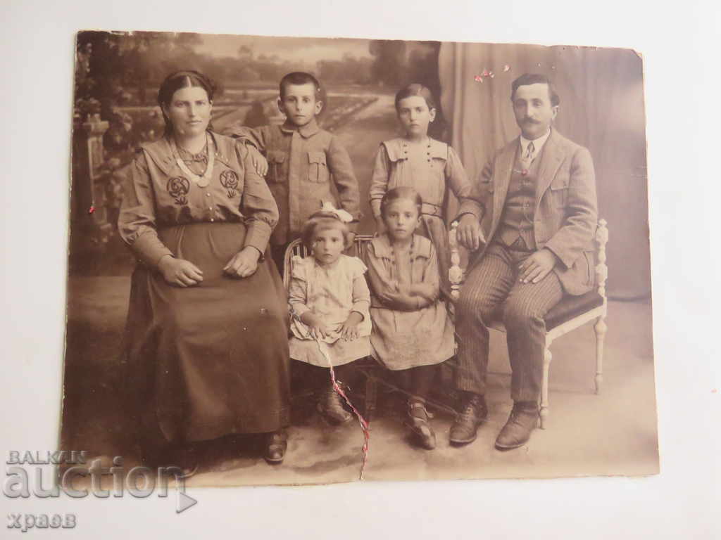 OLD PHOTO - CARDBOARD - LARGE - 0377