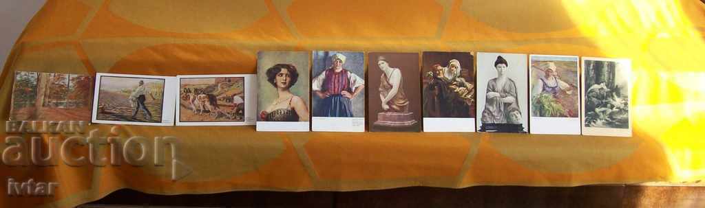 Lot of old foreign postcards - 1