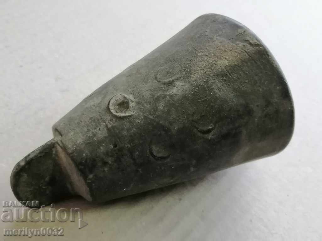 Chan otoman vechi, clopoțel, clopoțel, clapă, pahar - 5