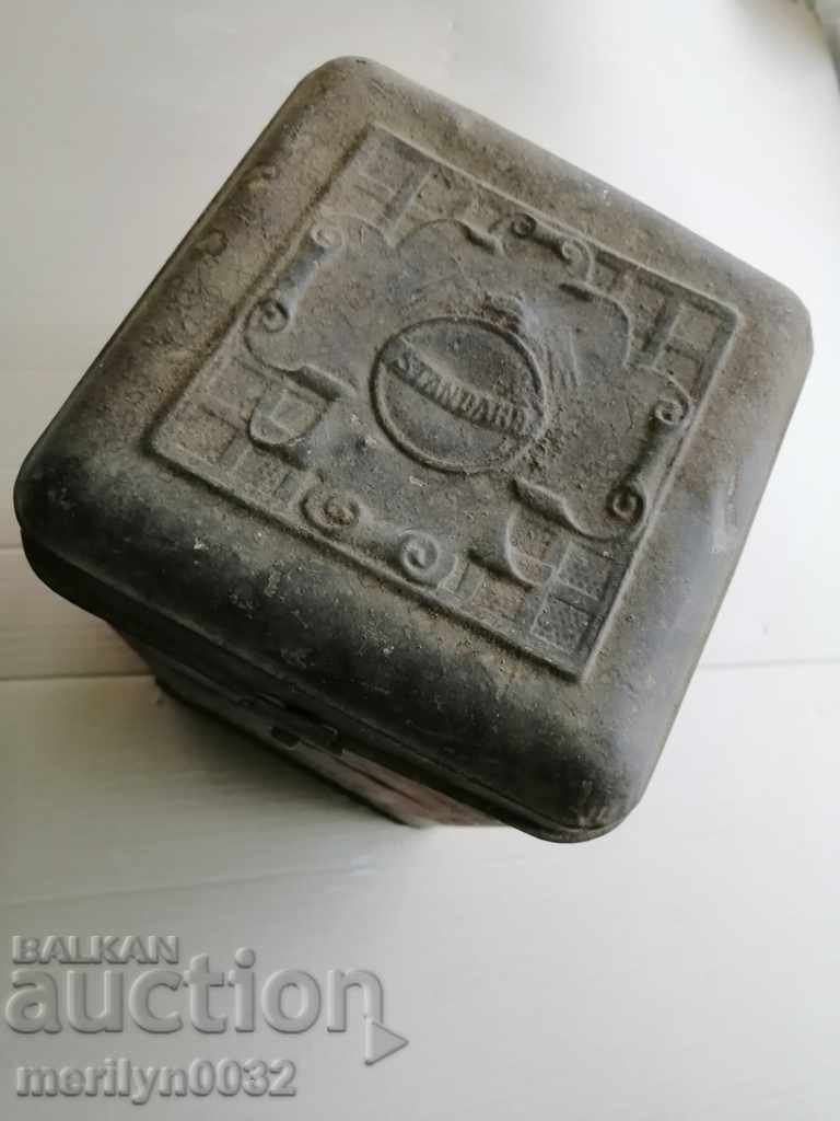Old Czech metal box box - 7 Old Czech metal box box - 7