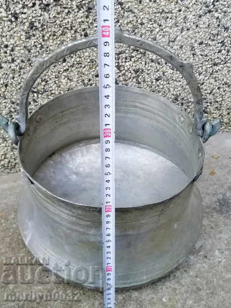 Auction Tinned boiler, baker, water tank, copper copper pot Auction Tinned boiler, baker, water tank, copper copper pot