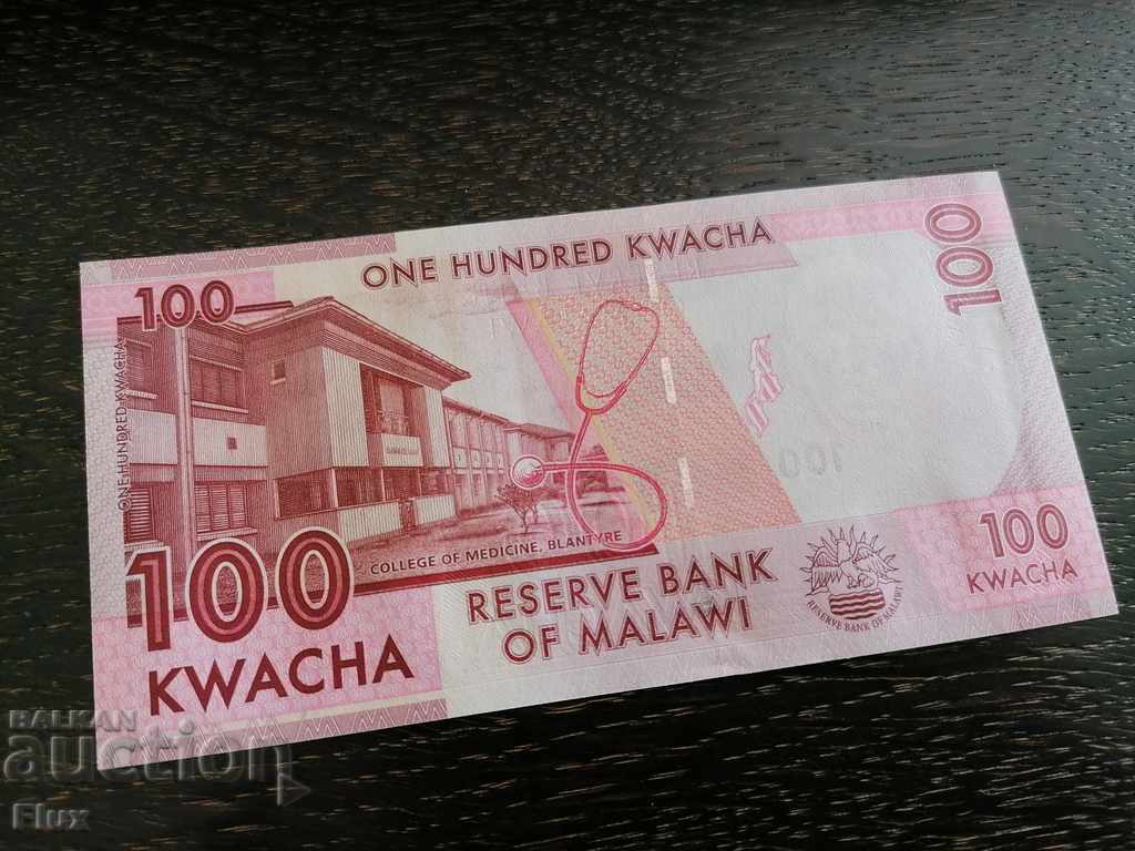 Auction Banknote - Malawi - 100 UNC Kwacha | 2017 Auction Banknote - Malawi - 100 UNC Kwacha | 2017
