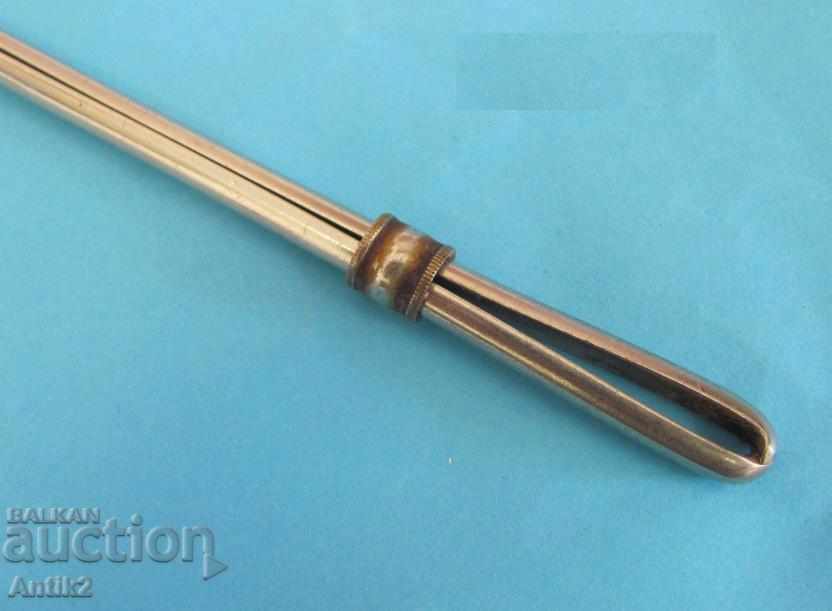 19th Century Antique Medical Tool Bullet Extractor - 6