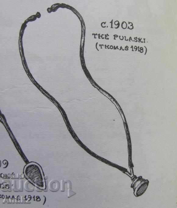 Auction 19th Century Medical Binary Stethoscope Auction 19th Century Medical Binary Stethoscope