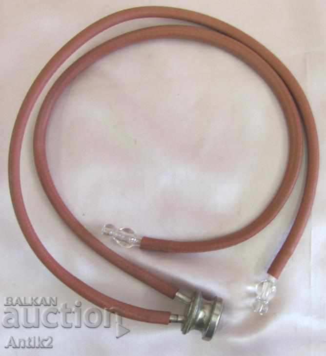 Delivery of 19th Century Medical Binary Stethoscope Delivery of 19th Century Medical Binary Stethoscope