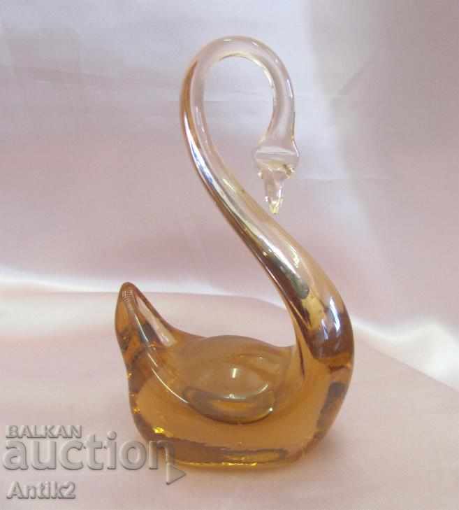 Old Morano Crystal Swan Figurine with price 100.00 BGN | € 51.13 Old Morano Crystal Swan Figurine with price 100.00 BGN | € 51.13