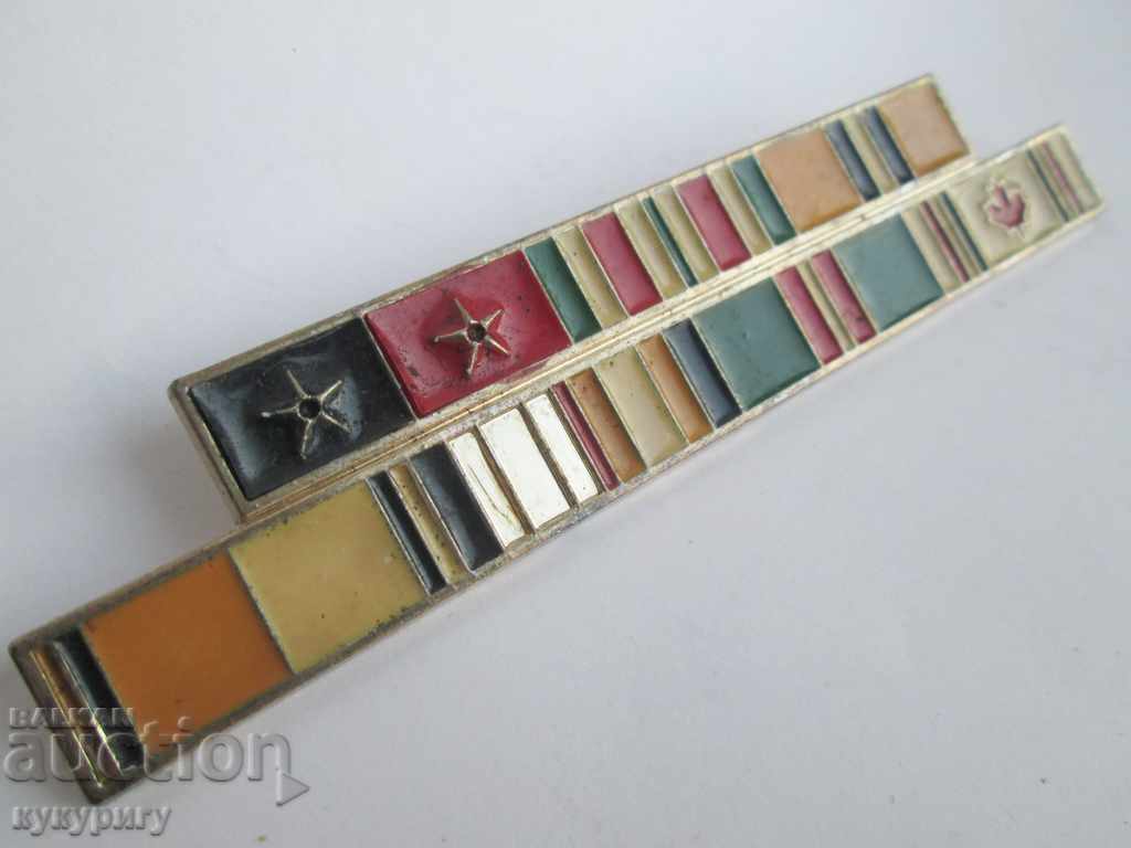 Delivery of Military badges badges and deck for collection