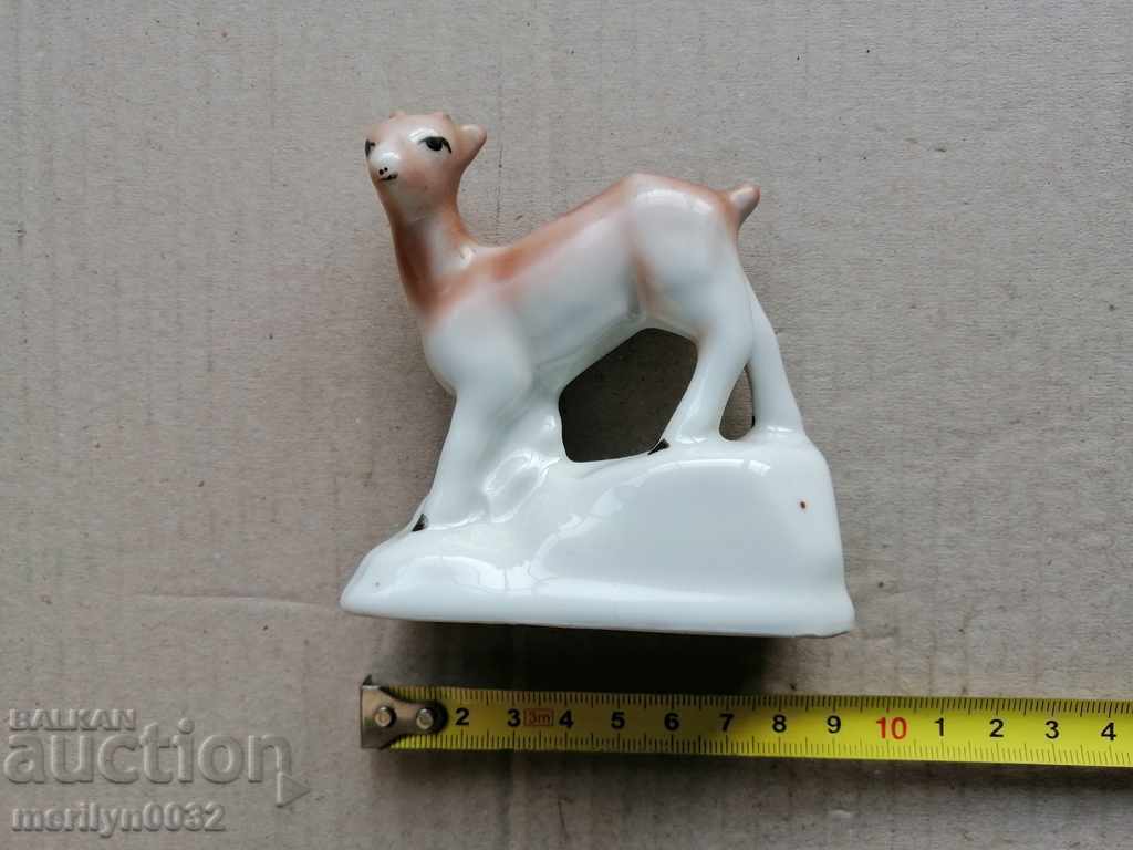 Old porcelain figure, figurine, sculpture, fawn - 6 Old porcelain figure, figurine, sculpture, fawn - 6