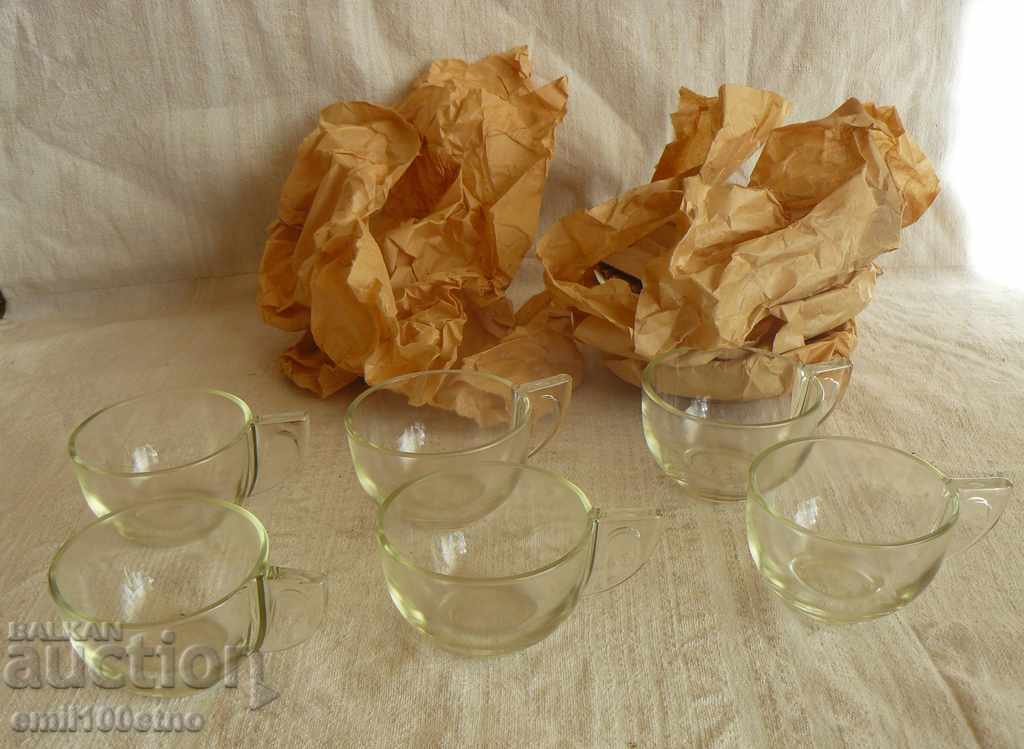 SIMAX Coffee Glass Service Czechoslovakia Unused with price 20.00 BGN | € 10.23 SIMAX Coffee Glass Service Czechoslovakia Unused with price 20.00 BGN | € 10.23