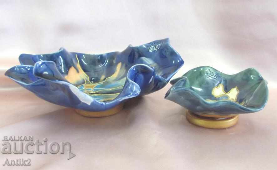 Auction Author's Pottery 2 pieces Color Buy, Tagged Auction Author's Pottery 2 pieces Color Buy, Tagged