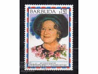 1995. Барбуда. 95 г. от рождението на  кралицата майка.