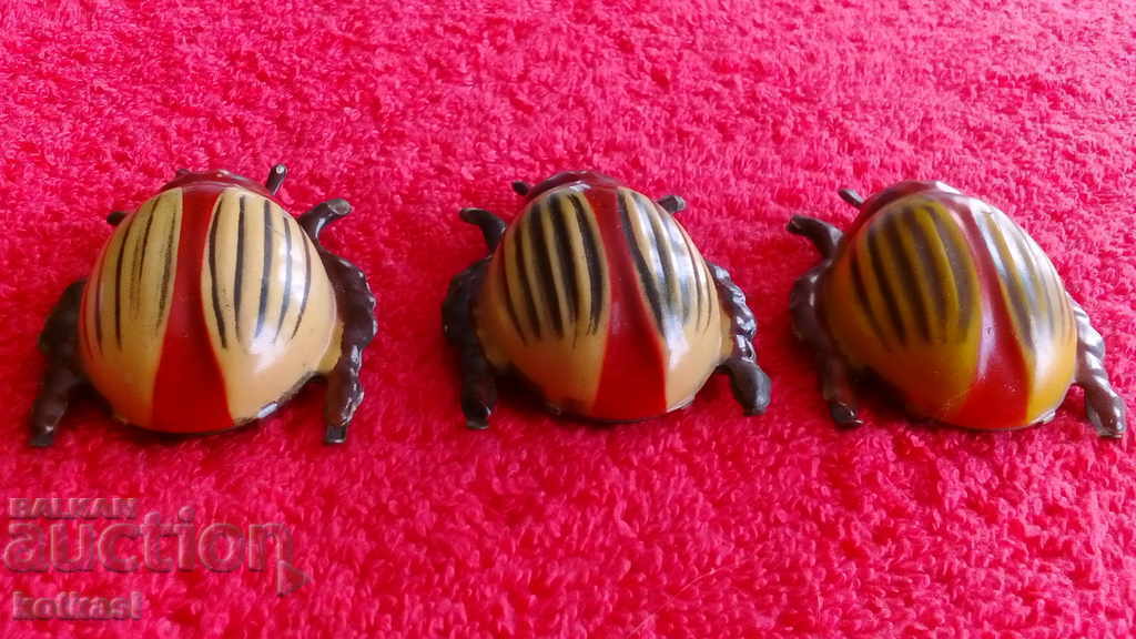Lot 3 pcs. metal toys Ladybugs Scarab Beetles with price 65.50 BGN | € 33.49 Lot 3 pcs. metal toys Ladybugs Scarab Beetles with price 65.50 BGN | € 33.49