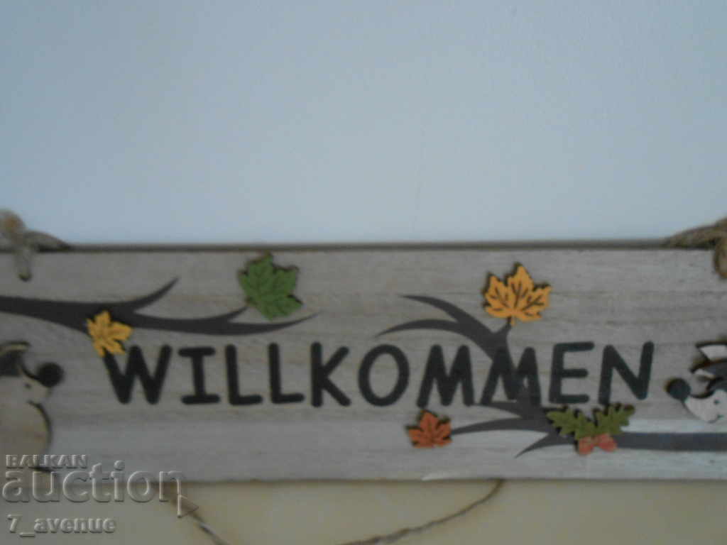 Foarte decorativă placă Bine ai venit - Willkommen, Arici cu preț € 15.00 | 29.34 BGN Foarte decorativă placă Bine ai venit - Willkommen, Arici cu preț € 15.00 | 29.34 BGN