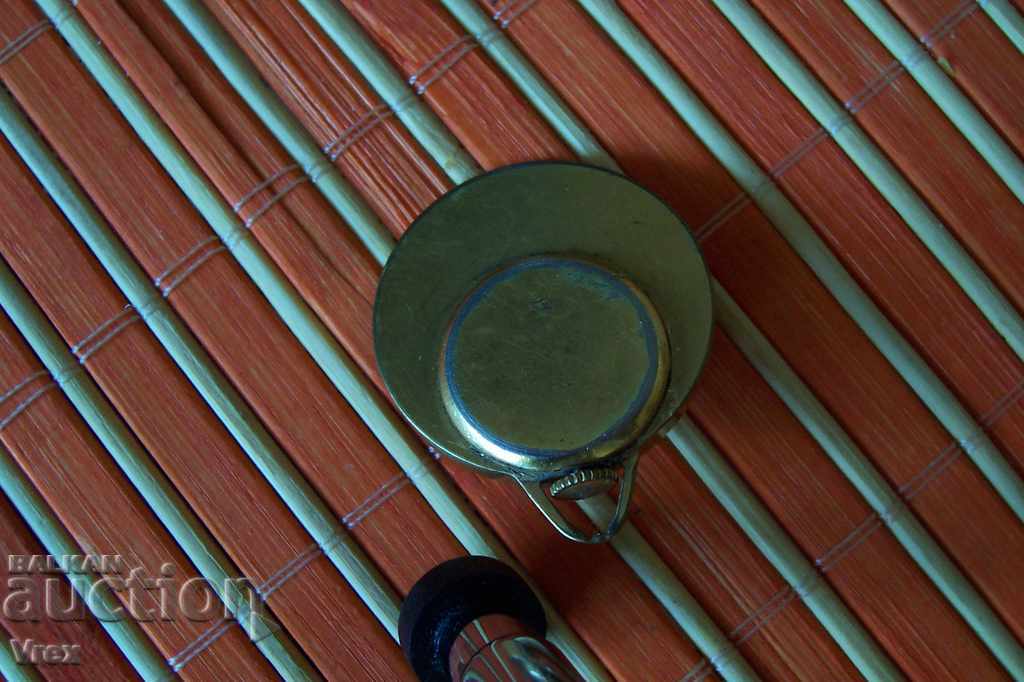 Auction SLAVA mechanical clock Gold plated Auction SLAVA mechanical clock Gold plated