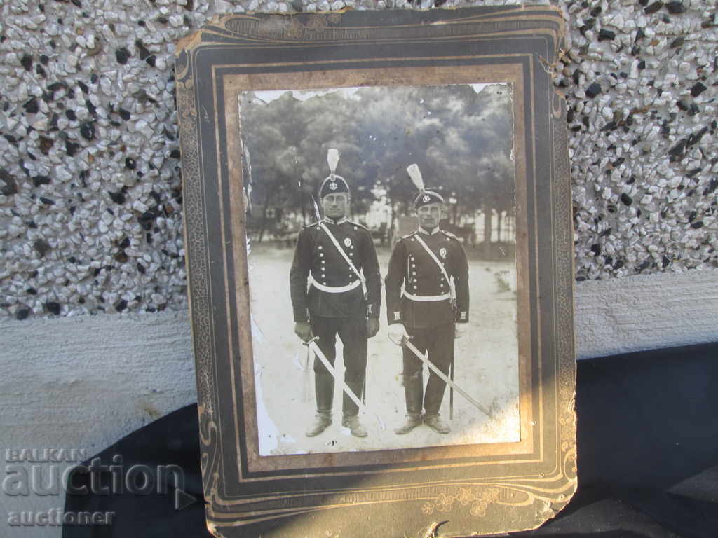 СТАРА ВОЕННА СНИМКА НА КАРТОН ГВАРДЕЙЦИ - 6 СТАРА ВОЕННА СНИМКА НА КАРТОН ГВАРДЕЙЦИ - 6