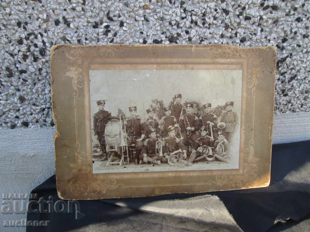Auction OLD MILITARY PICTURE OF A CARTON ORCHESTRA Auction OLD MILITARY PICTURE OF A CARTON ORCHESTRA