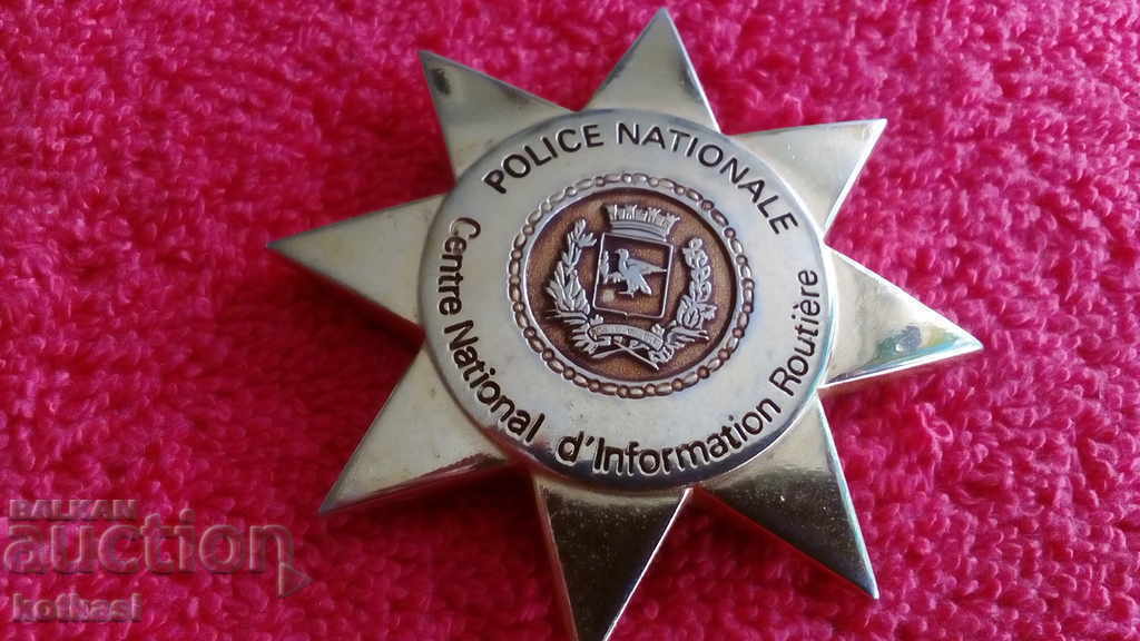 Auction Old Solid Metal Sign Police Center Traffic Information Auction Old Solid Metal Sign Police Center Traffic Information