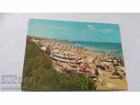 Postcard Pomorie Beach 1978