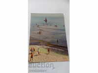 Postcard Primorsko Beach 1980