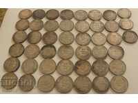 LOT OF 45 PIECES -50 BGN 1940-1943