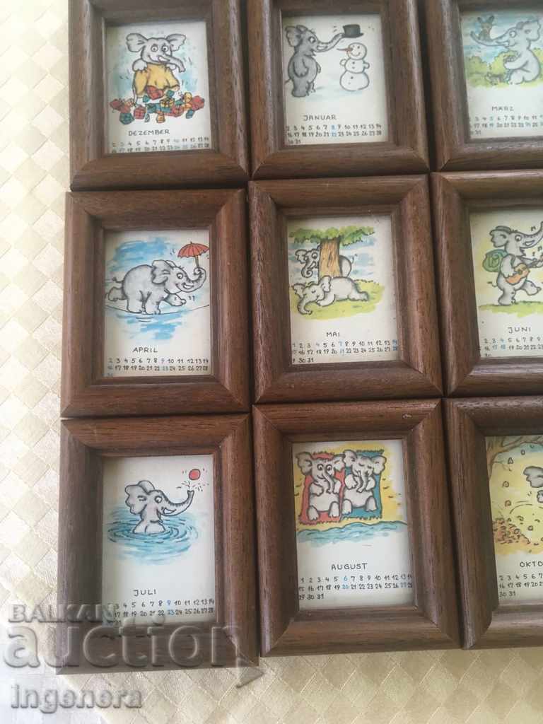 PICTURE PICTURE CALENDAR-1989 SLONCHETS with price 22.00 BGN | € 11.25 PICTURE PICTURE CALENDAR-1989 SLONCHETS with price 22.00 BGN | € 11.25