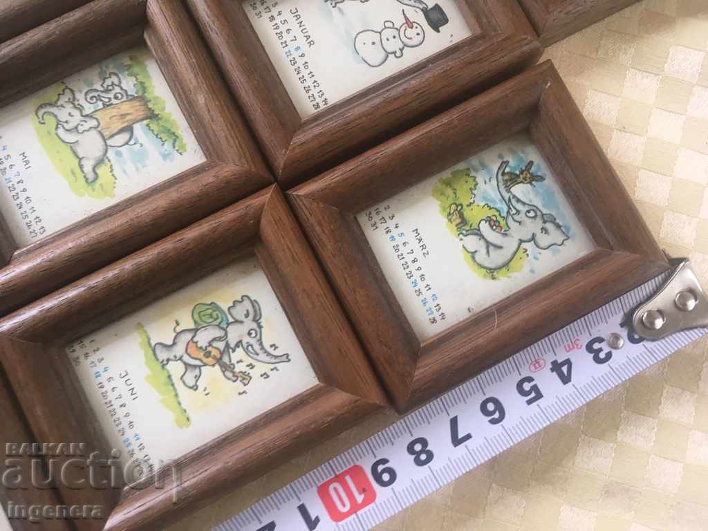 PICTURE PICTURE CALENDAR-1989 SLONCHETS - 6 PICTURE PICTURE CALENDAR-1989 SLONCHETS - 6