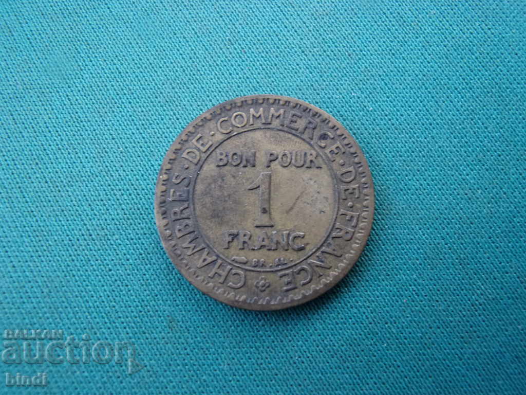 Franz 1 Frank 1924 Ora rară cu preț € 1.61 | 3.15 BGN