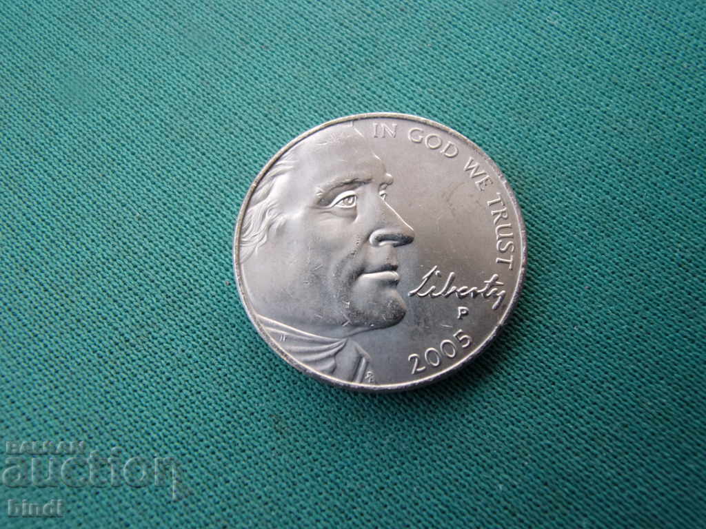 US 5 Cent 2005 2005 Rare Year with price € 2.12 | 4.15 BGN