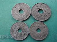 France Lot Coins 1941-1943