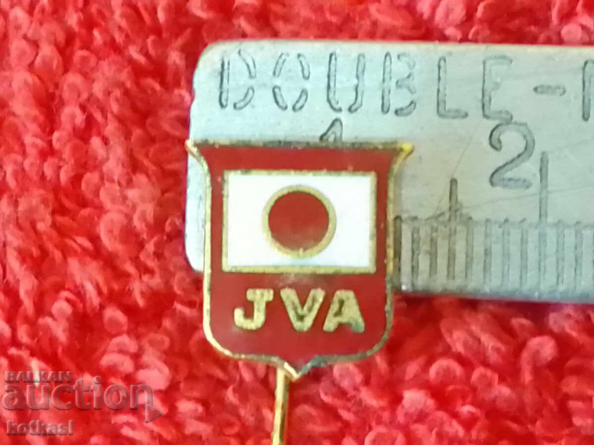 Old badge bronze pin enamel Japan Old badge bronze pin enamel Japan