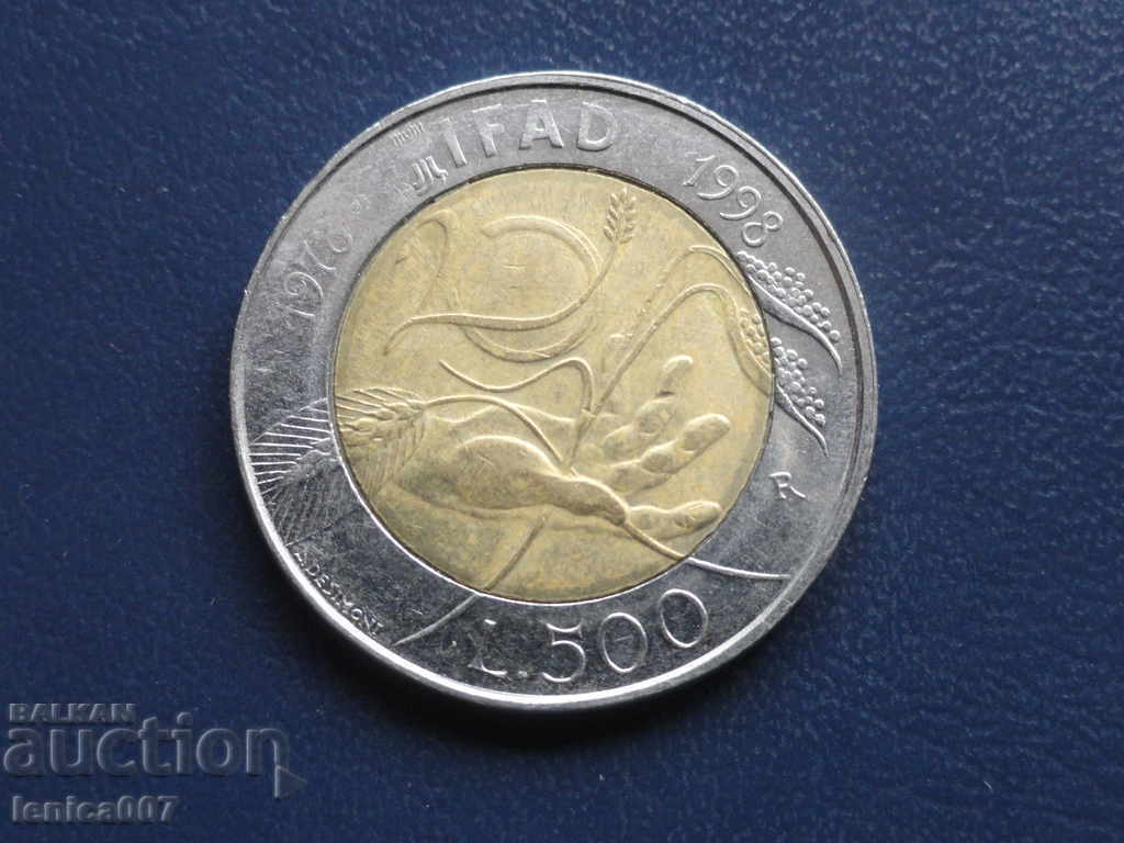 Italy 1998 - 500 pounds - 5 Italy 1998 - 500 pounds - 5
