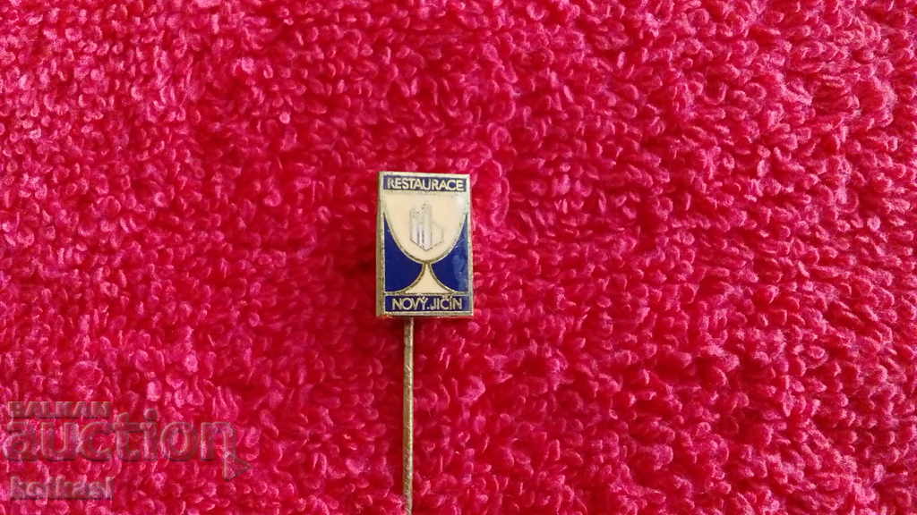 Auction Old badge bronze pin enamel Auction Old badge bronze pin enamel