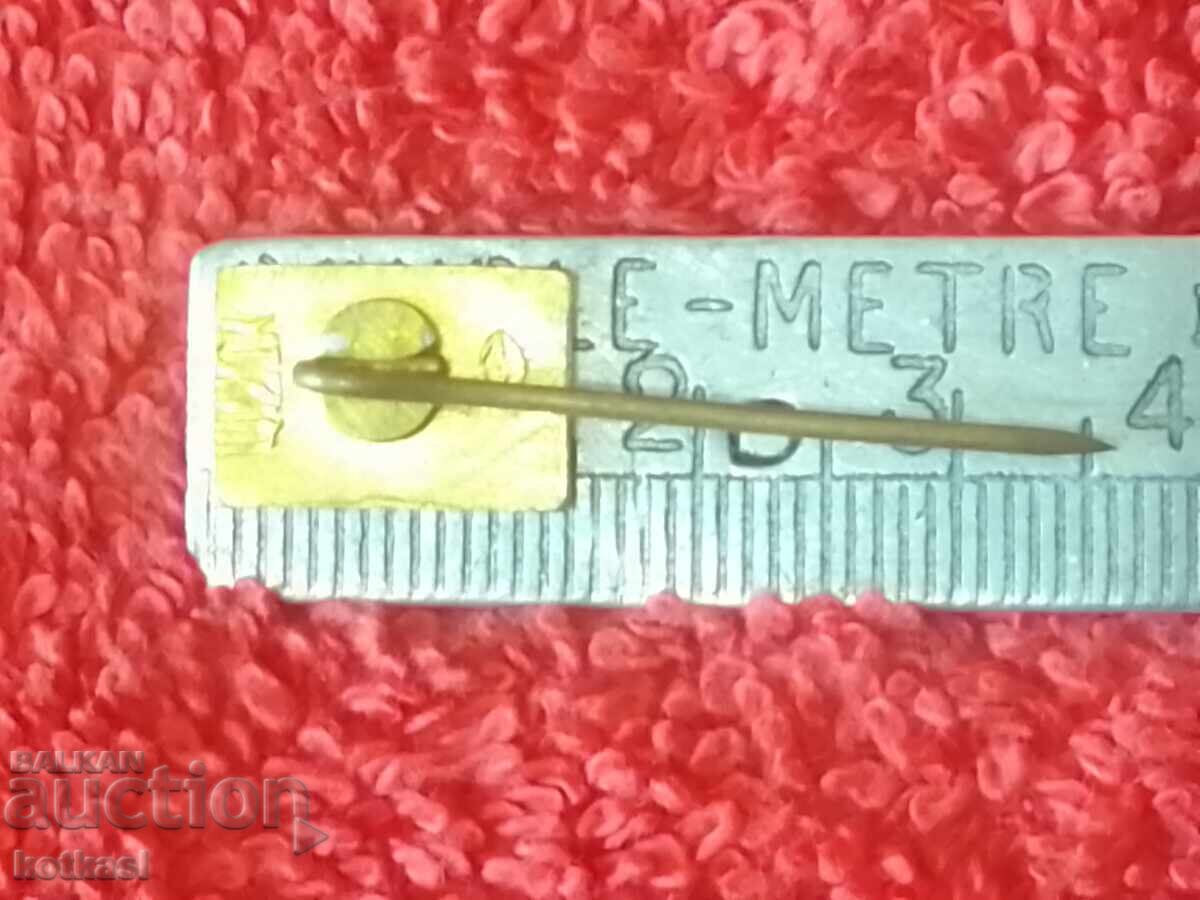 Old metal bronze pin badge Lithuania with price 3.50 BGN | € 1.79