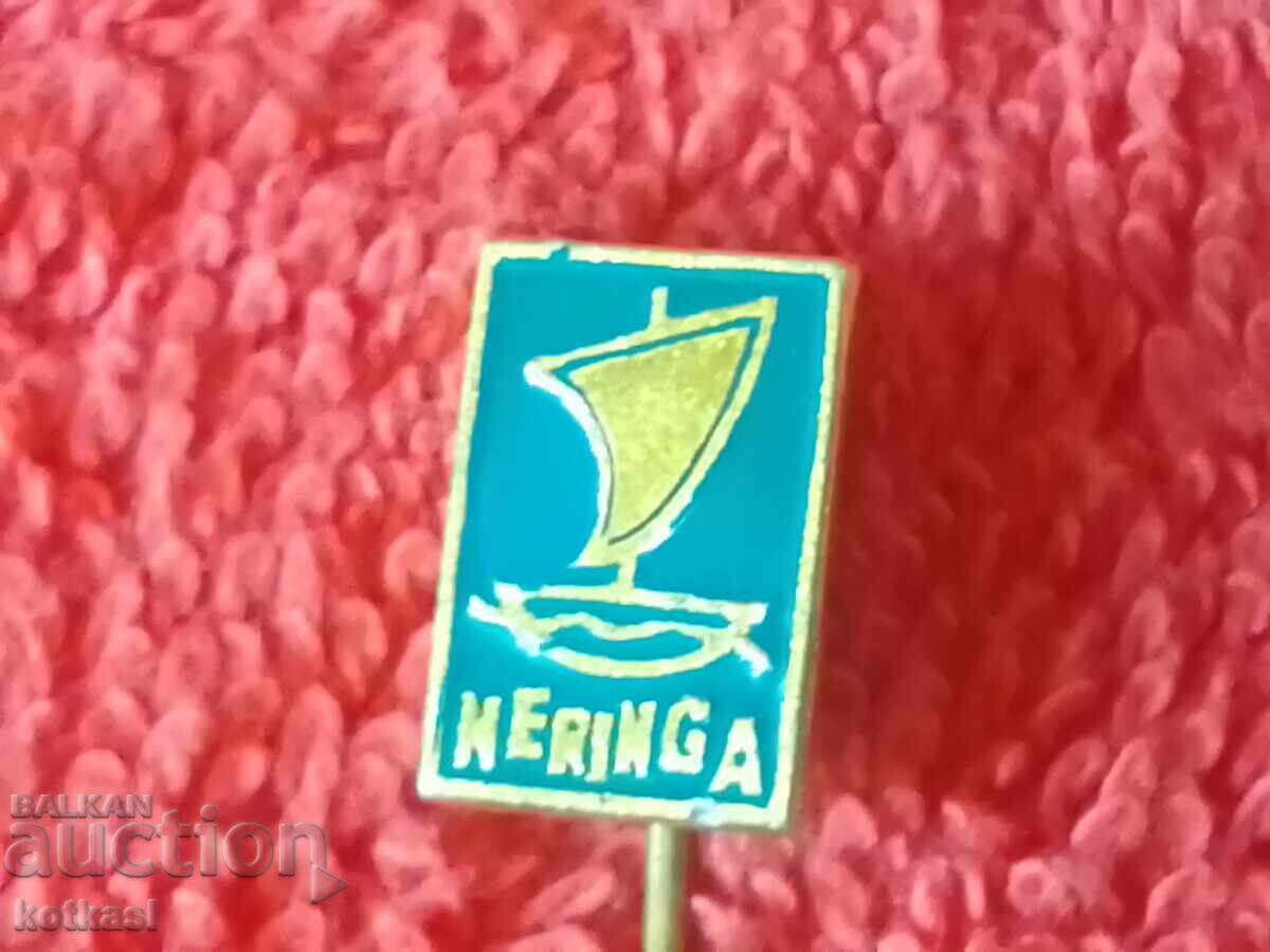 Delivery of Old metal bronze pin badge Lithuania