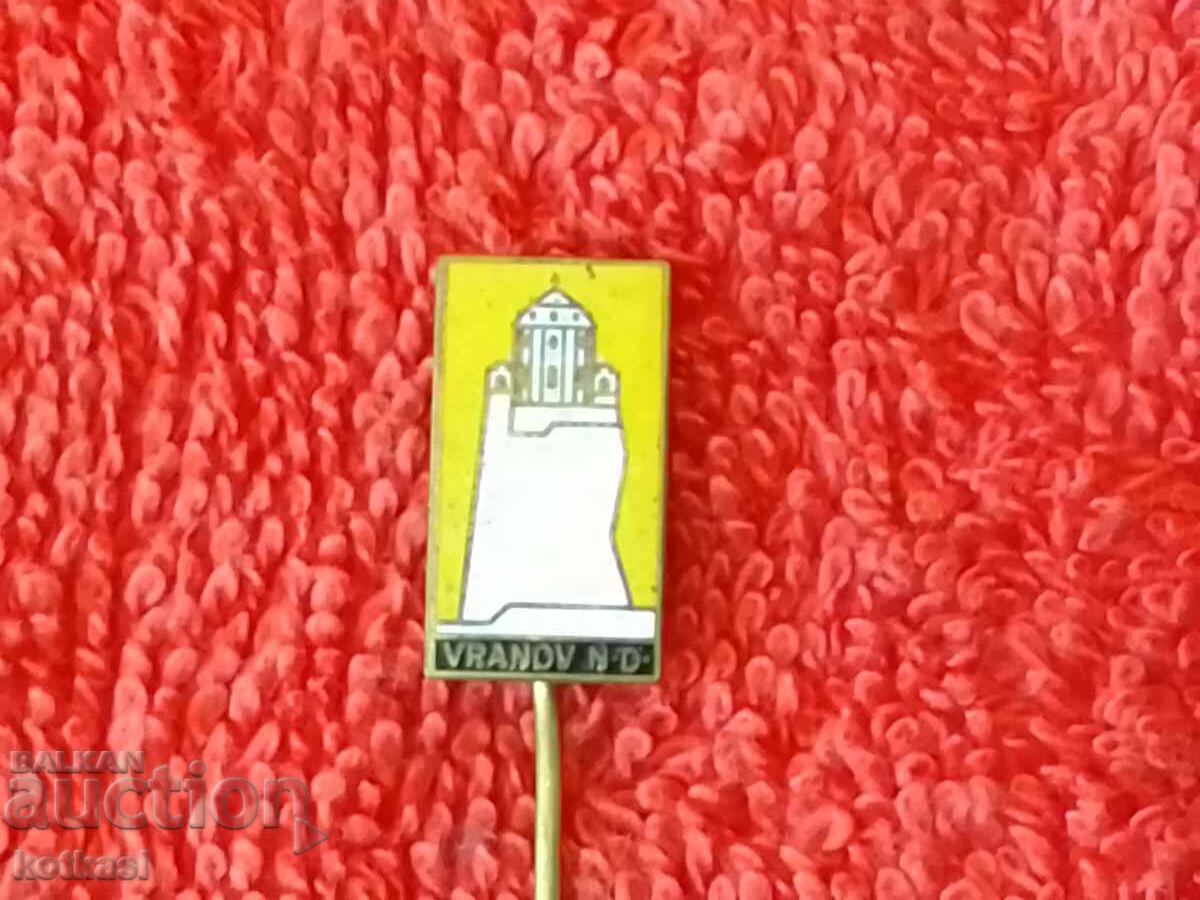 Old solid metal bronze badge pin VRANOV N.D. Slovakia - 6 Old solid metal bronze badge pin VRANOV N.D. Slovakia - 6