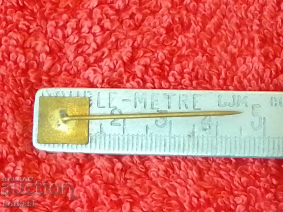 Old metal bronze badge pin with price 1.50 BGN | € 0.77 Old metal bronze badge pin with price 1.50 BGN | € 0.77