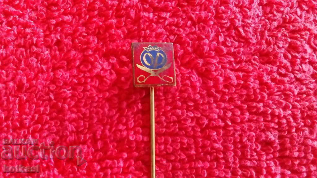 Delivery of Old metal bronze badge pin Delivery of Old metal bronze badge pin