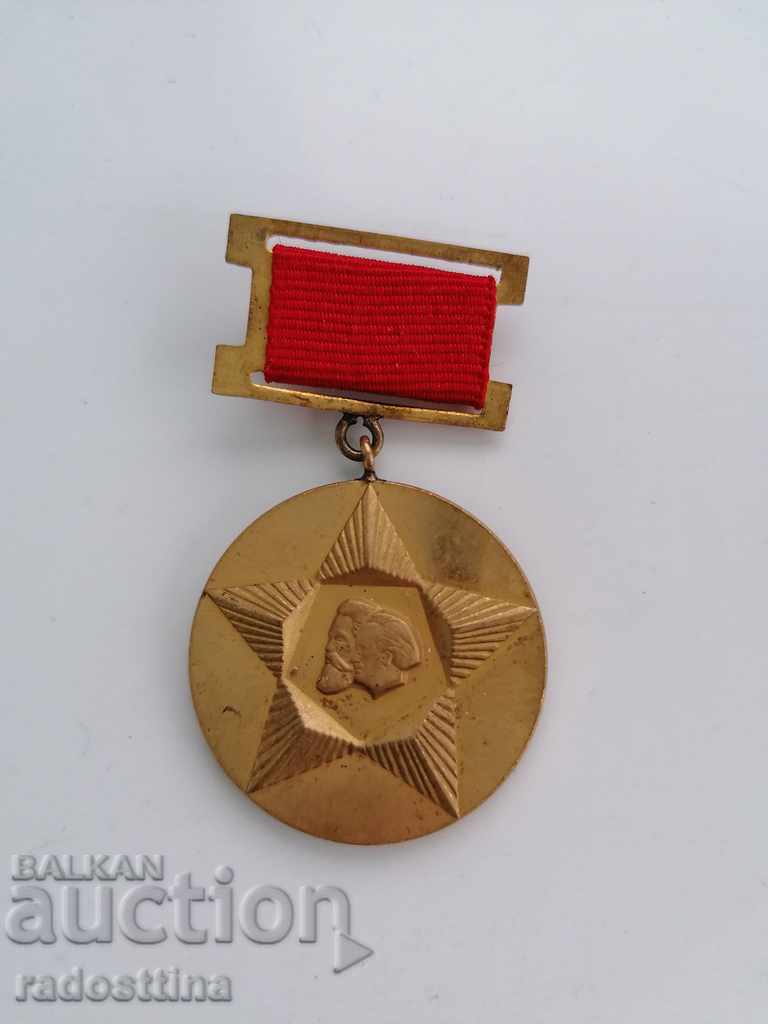 Medal 30 years socialist revolution in Bulgaria