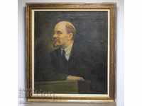 Cyril Buyukliiski Portrait of Lenin Signed Oil Identification