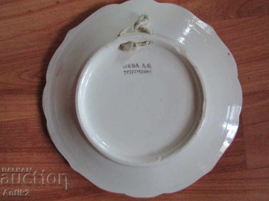 Delivery of 1942 original porcelain decorative plate marked Delivery of 1942 original porcelain decorative plate marked