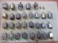 Lot of 31 pcs. dc microelectric motors