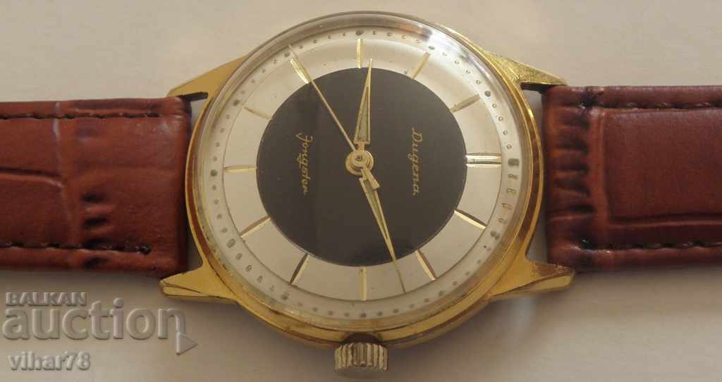Auction MEN'S WATCH DUGENA-20 micron gold plating Auction MEN'S WATCH DUGENA-20 micron gold plating