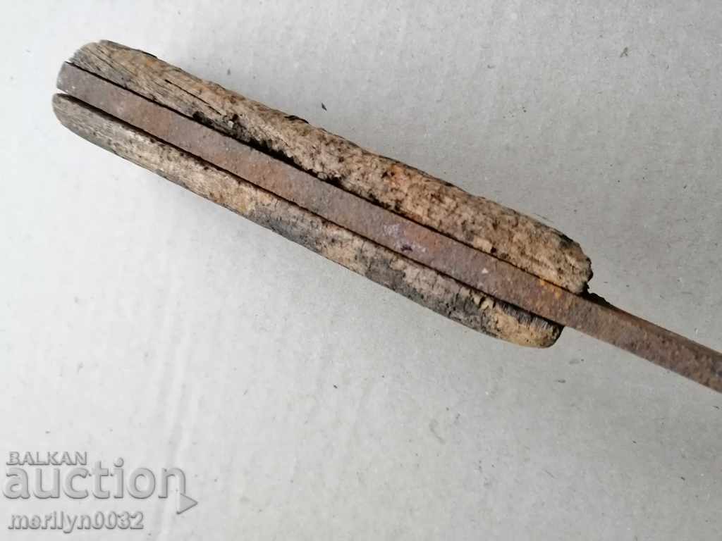 Old hand forged butcher dagger kulak - 5 Old hand forged butcher dagger kulak - 5