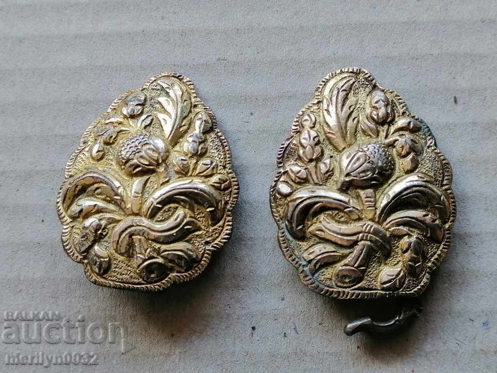 Paft renascentist din argint ciocanat, argint, pafta aurit - 5 Paft renascentist din argint ciocanat, argint, pafta aurit - 5