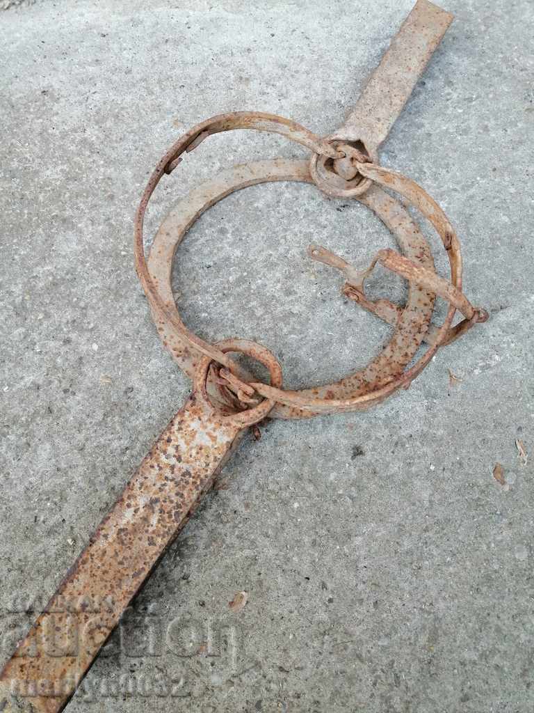 Delivery of Hand forged wrought iron trap Delivery of Hand forged wrought iron trap