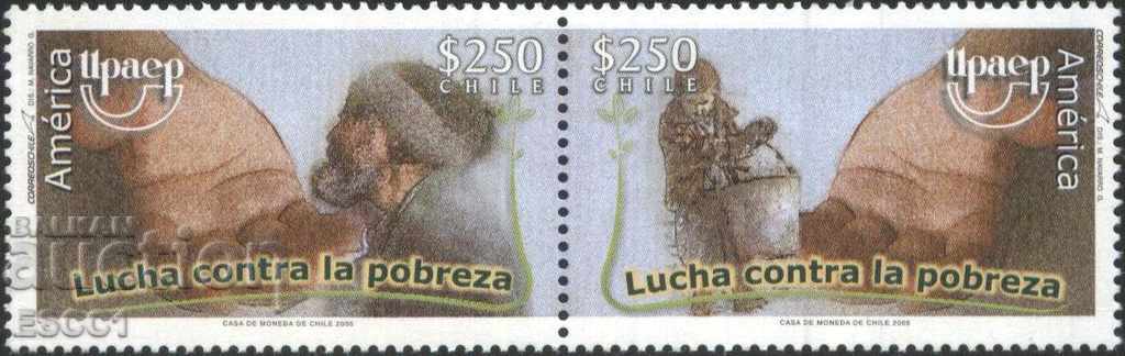 Чисти марки  Америка UPAEP  2005  от Чили