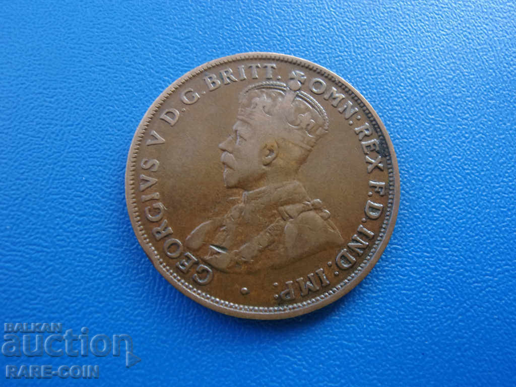 VI (1) Australia 1 Penny 1916